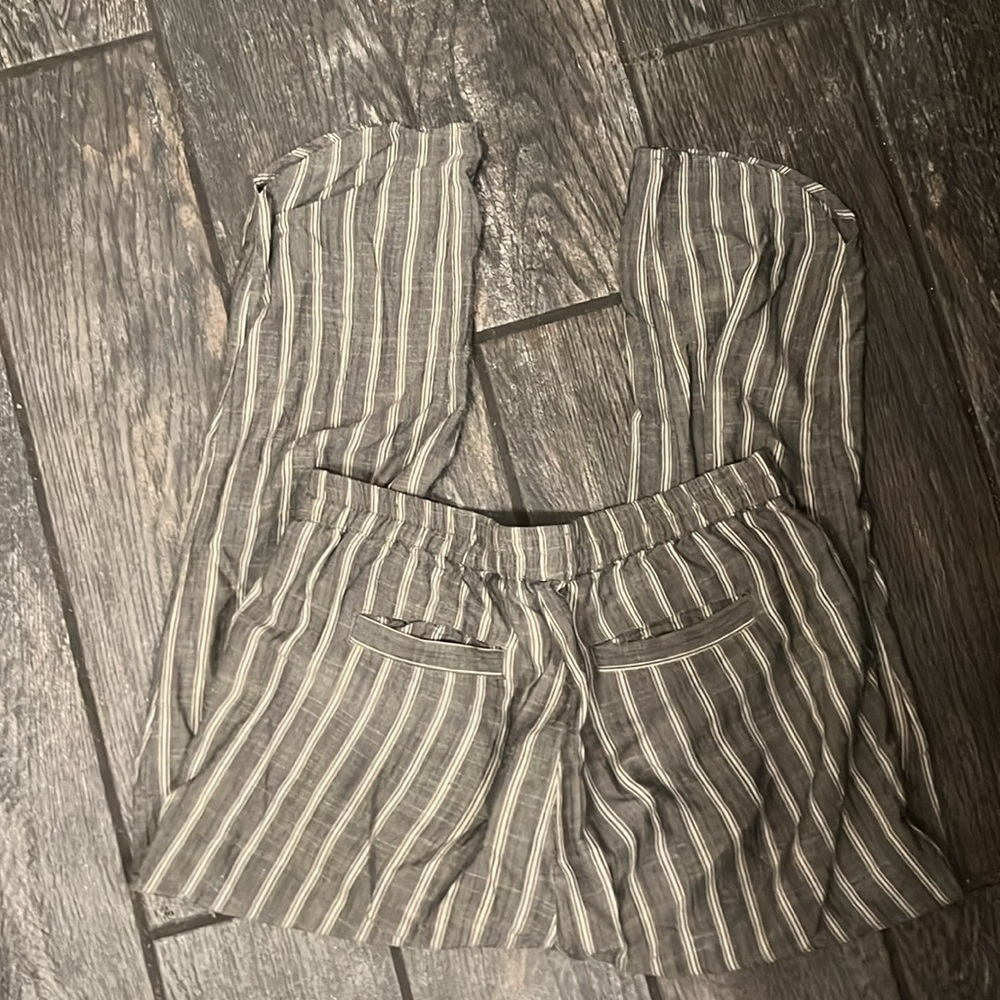 Allison Pant in Navyand White Stripe - Picture 3 of 4